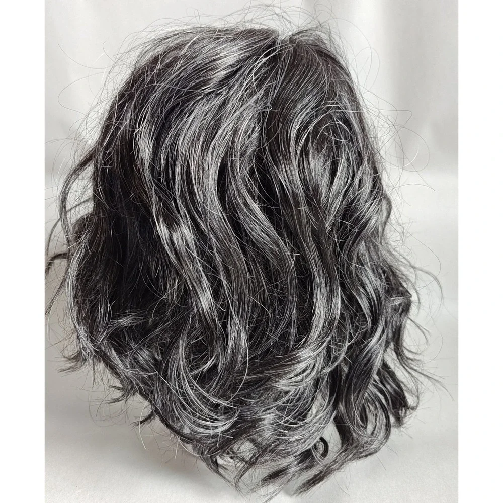 Jon Renau SmartLace Wig Women Salt and Pepper Grey Wavy Bob Synthetic